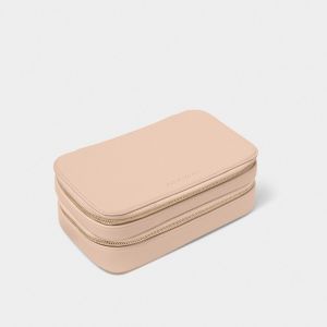 Katie Loxton Jewellery And Accessories Travel Case Nude Pink