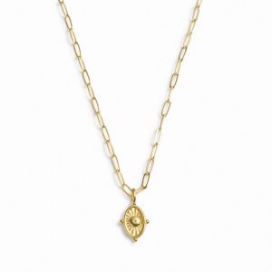 Katie Loxton Talis Waterproof Gold Charm Necklace KLJ6164