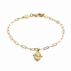 Katie Loxton Talis Waterproof Gold Charm Bracelet KLJ6165