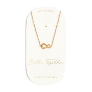 Katie Loxton 'Better Together' Waterproof Gold Charm Necklace KLJ6377