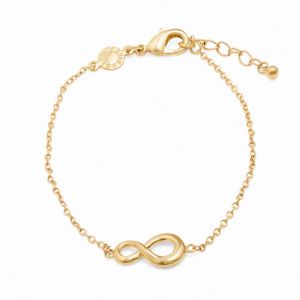 Katie Loxton 'Better Together' Waterproof Gold Charm Bracelet. Item code KLJ6378.