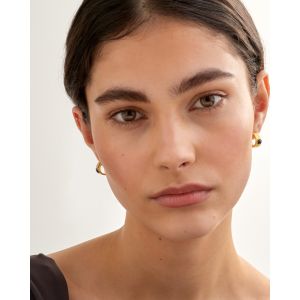 Katie Loxton September Waterproof Gold Birthstone Hoop Earrings. Item code KLJ6428.