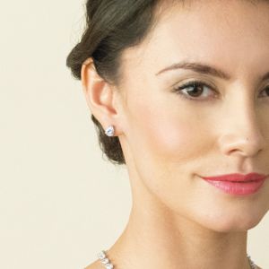 Ivory and Co Manhattan Crystal Pear Cut Earrings - Manhattanearrings