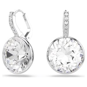 Swarovski Millenia Drop Earrings Round Cut - White with Rhodium Plating 5731149