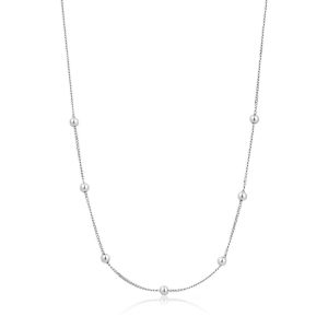 Ania Haie Modern Beaded Necklace Silver N002-03H