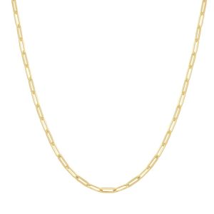 Ania Haie Paper Clip Gold Chain Necklace. Item code N067-04G.