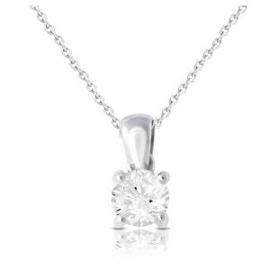 Brown & Newirth Round Brilliant Diamond Pendant