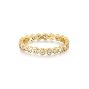 Ania Haie Gold Bezel Set Ring - R058-03G