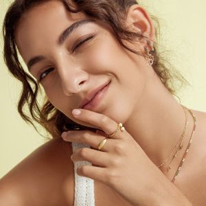 Ania Haie Gold Dome Plain Ring - R058-05G