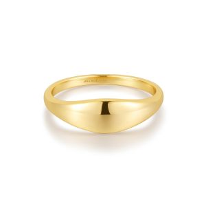 Ania Haie Gold Dome Plain Ring - R058-05G