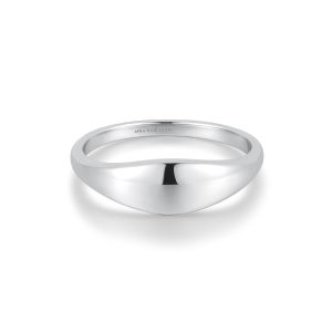 Ania Haie Silver Dome Plain Ring - R058-05H