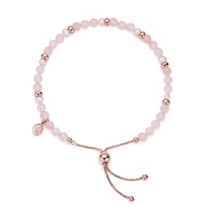 Jersey Pearl Sky Bracelet - Scatter Style in Rose Quartz