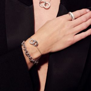 Sif Jakobs Carrara Bracelet - Silver with White Zirconia - SJ-B2477-CZ