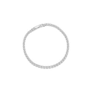 Sif Jakobs Silver Ellera Grande Bracelet - Silver with White Zirconia