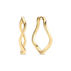 Sif Jakobs Ellera Waves Pianura X-Grande Earrings - Gold - SJ-E3879-YG