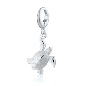 Lily Charmed Turtle Charm Silver - item number CSTU