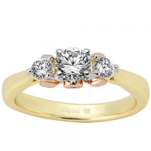 Clogau Compose Engagement Ring - Past Present Future