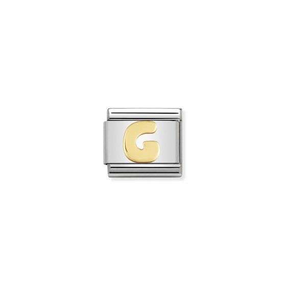 Nomination Gold Classic Letter Charm - G