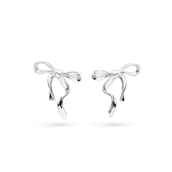 Kit Heath Serenity Ribbon Bow Stud Earrings 41188RP