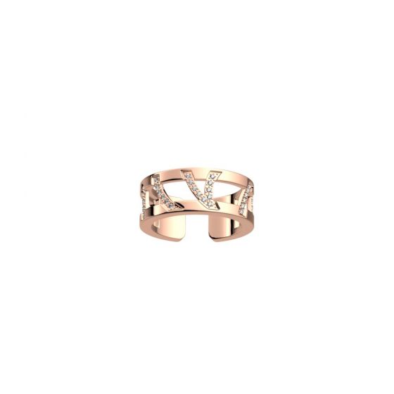 Les Georgettes Perroquet 8mm Ring - Rose Gold and Zirconia