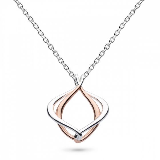 Kit Heath Entwine Alicia Small Rose Gold Necklace 90018RRP