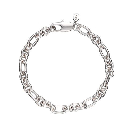 Scream Pretty Chunky Chain Bracelet with Lobster Clasp - Silver SPS-4