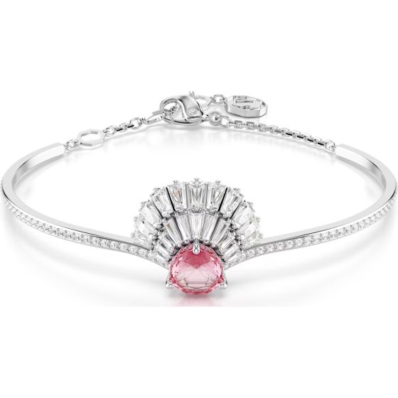 Swarovski Idyllia Shell Bangle - Pink with Rhodium Plating 5680298