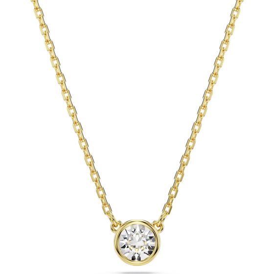 Swarovski Imber Pendant Round Cut - Gold Tone Plated 5684511