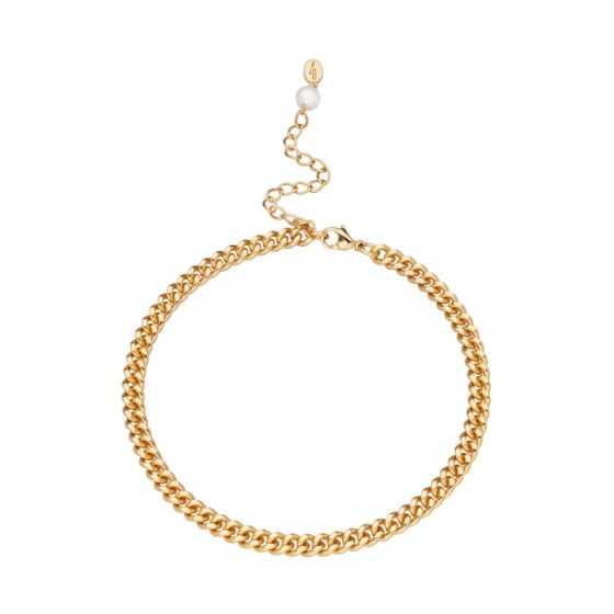 Scream Pretty Hannah Martin Curb Chain Anklet - Gold SPG-347