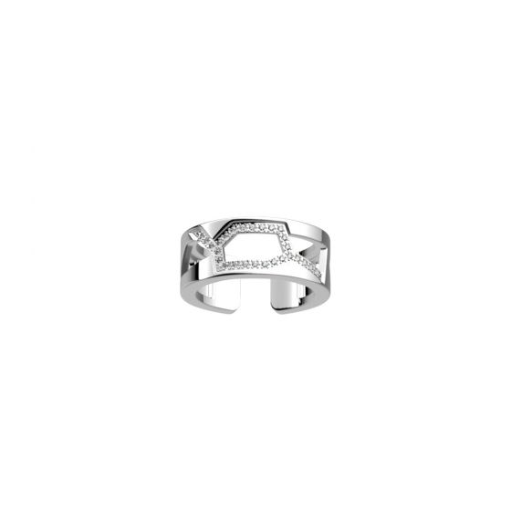 Les Georgettes Girafe 8 mm Silver Finish Ring 70321261608052