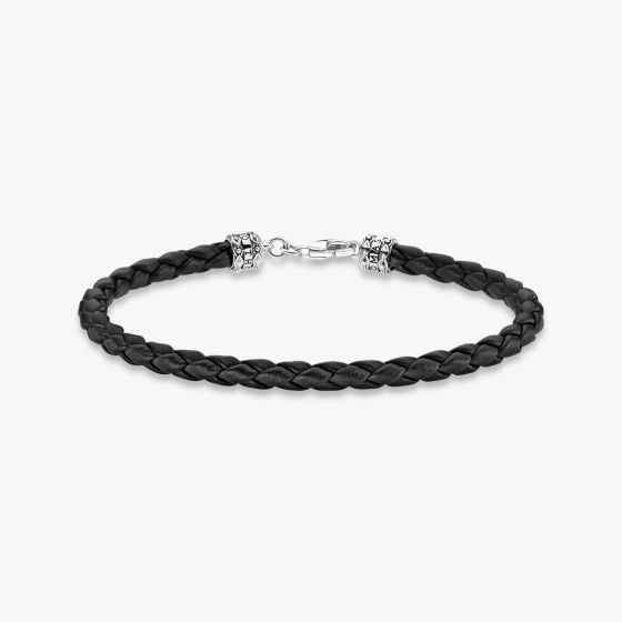 Thomas Sabo Leather Bracelet - Black - A2011-682-11-L19