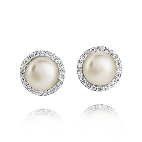 Jersey Pearl Amberley Cluster Earrings AME4