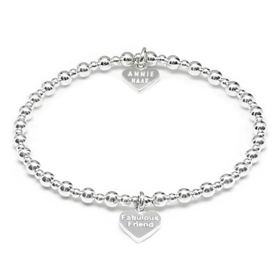 Annie Haak Mini Orchid Silver Charm Bracelet - Fabulous Friend
