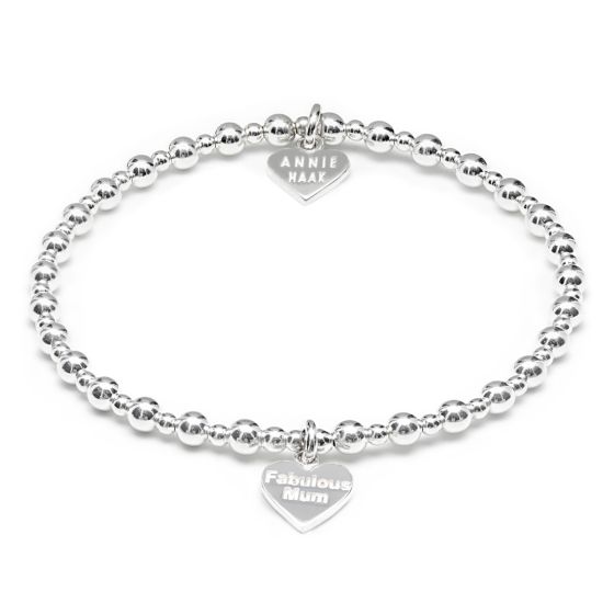 Annie Haak Mini Orchid Silver Charm Bracelet - Fabulous Mum