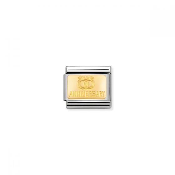 Nomination Classic Anniversary Charm - 18k Gold - 030121/32