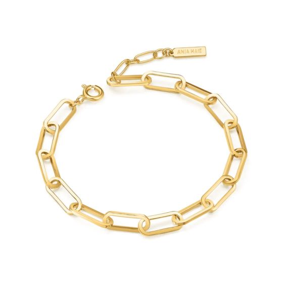 Ania Haie Bold Chunky Chain Gold Bracelet - B062-04G