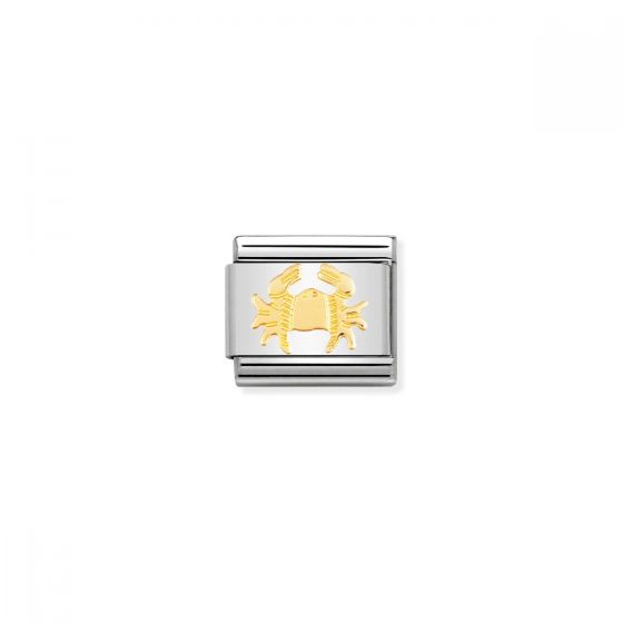 Nomination Classic Cancer Charm - 18k Gold - 030104/04
