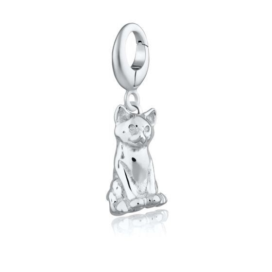 Lily Charmed Cat Charm Silver - item number CSKIT