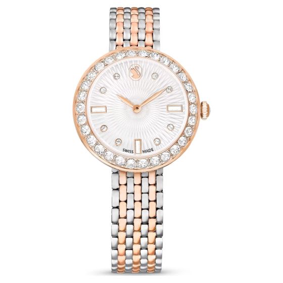 Swarovski Certa Watch Metal Bracelet - Rose Gold Tone Mixed Metal Finish 5672971