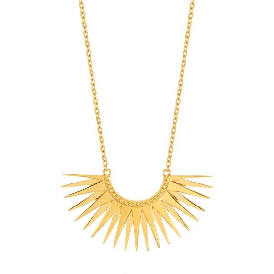 Rachel Jackson Rising Sun Necklace Gold DSN6GP