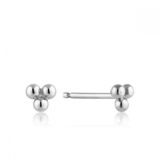 Ania Haie Modern Triple Ball Stud Earrings