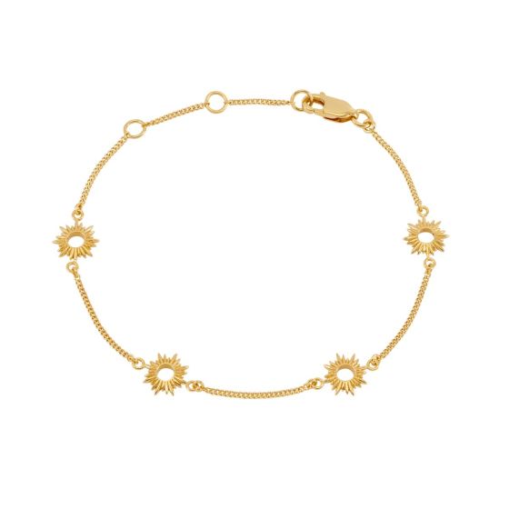 Rachel Jackson Mini Eternal Sun Bracelet Gold EGMB2GP