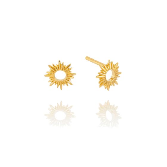 Rachel Jackson Eternal Sun Stud Earrings Gold EGME1GP