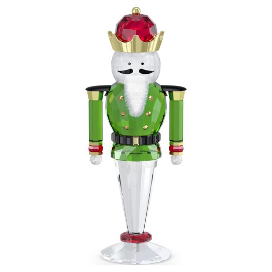 Swarovski Holiday Cheers Green Nutcracker - Large