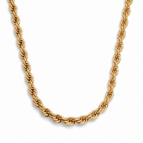 Katie Loxton Reine Waterproof Gold Rope Necklace KLJ6177