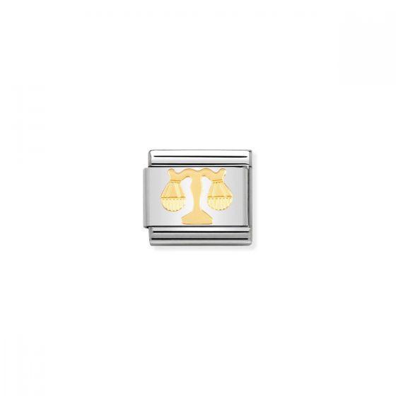 Nomination Classic Libra Charm - 18k Gold - 030104/07