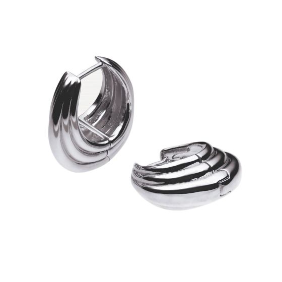 Sarah Alexander Medusa Chunky Ridge Hoop Earrings - sa-medusae