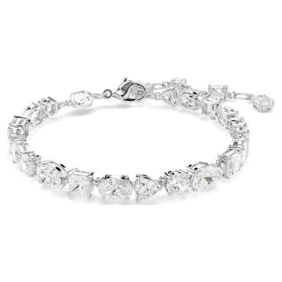 Swarovski Mesmera bracelet Mixed Cuts - White with Rhodium Plating - 5731959