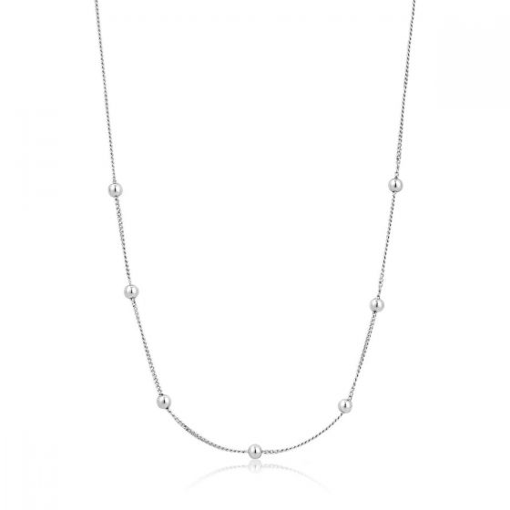 Ania Haie Modern Beaded Necklace Silver N002-03H