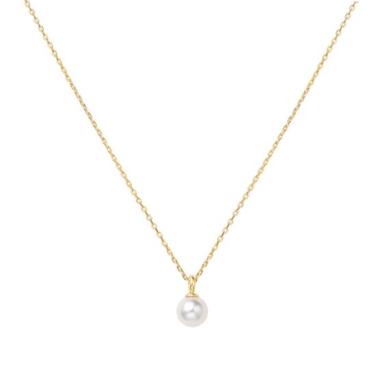 Ania Haie Pearl Drop Gold Pendant Necklace. Item code N065-01G.